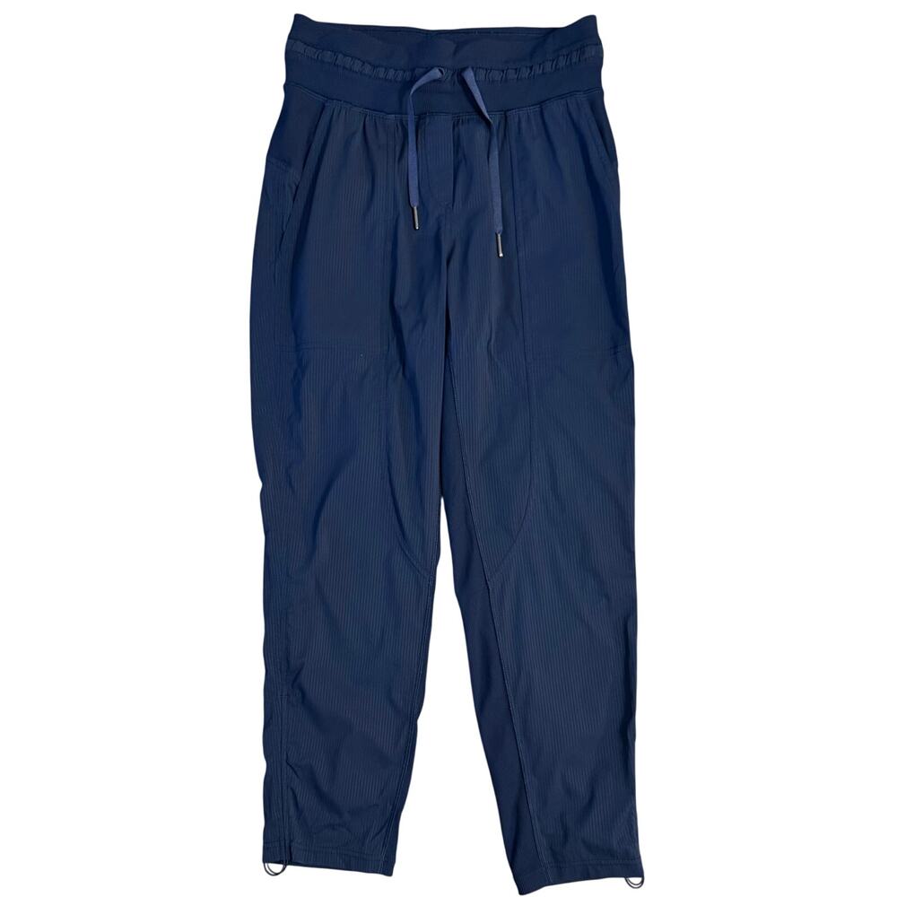 Lululemon Dance Studio Crop Mid Rise Pant 25” On The Move Athleisure Navy Size 2